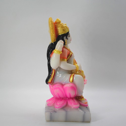 Antique Finish Goddess Saraswati Idol Goddess Maa Sarasvati Murti Figurine Big Saraswati Statue for School Office